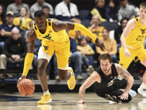Taz Sherman's big 2nd half rallies WVU past UAB 65-59
